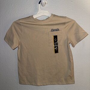 Art Class Beige Short Sleeve Tee (Size s, 6/7)